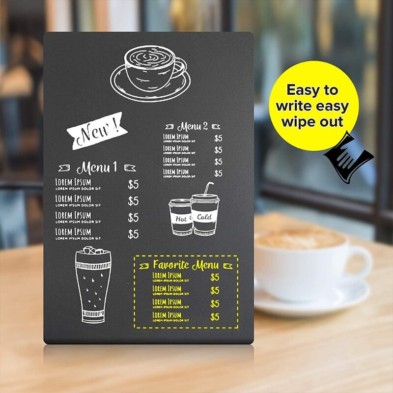 Acrylic Blackboard Wedding Party Chalkboard Sign Message Boards Wet Erase for Home Birthday Party Café Dropship