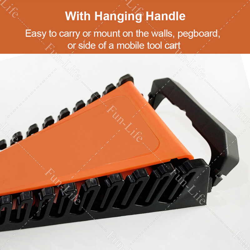 Wrench Clip Holder Plastic Rack Spanner Storage Tools Garage Repair Bicycle/Car Hand Tools Keeper