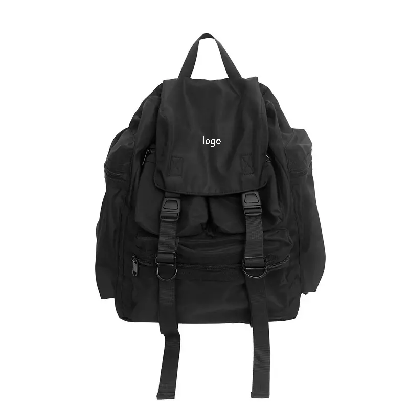 Рюкзак мужской для занятий йогой, модный многофункциональный вместительный ранец для улицы и походов, черный