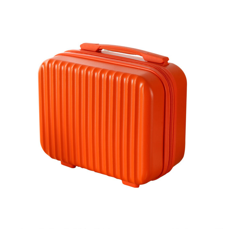 ABS de alta resistencia antiarañazos con mango para mujer, Maleta de viaje pequeña, Material de compresión de equipaje, tamaño: 30-14-22cm