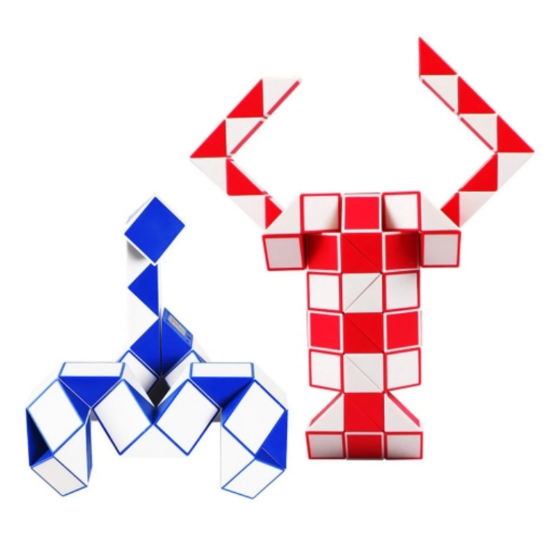 Moyu 매직 스네이크 큐브 트위스트 퍼즐, 72 세그먼트, 3D 퍼즐 게임, 피젯 스네이크 장난감