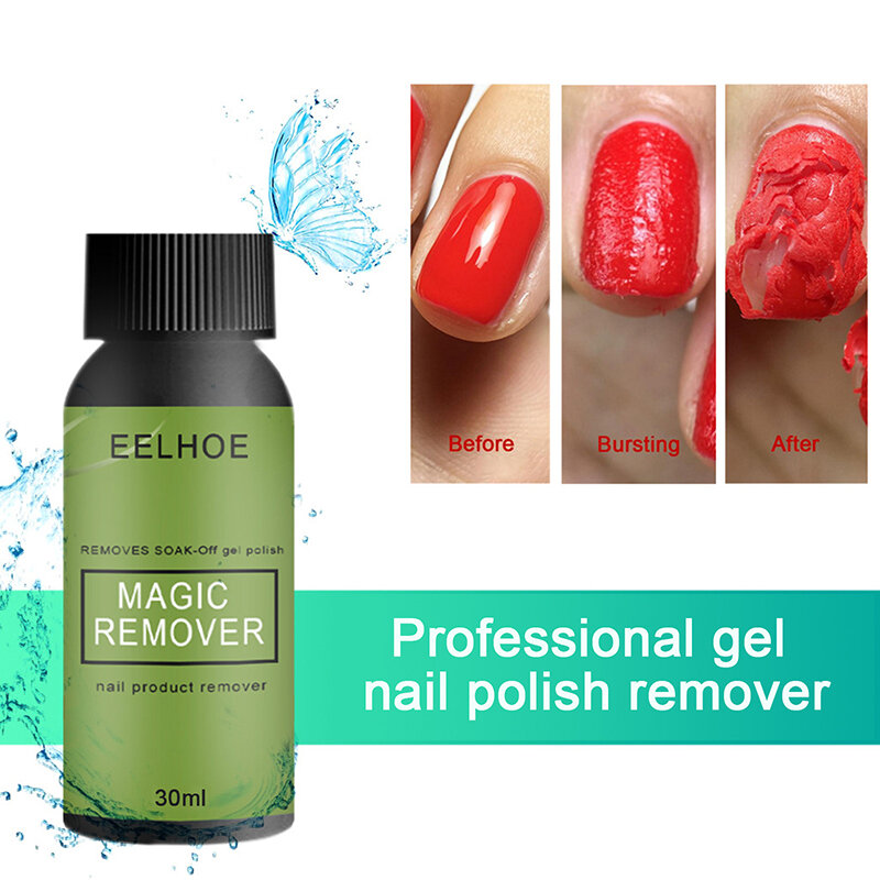 30ml Magic smalto permanente Remover Soak Off Primer Cleaner sgrassatore per unghie semi-permanente Nail UV Remover Beauty Manicure Tool