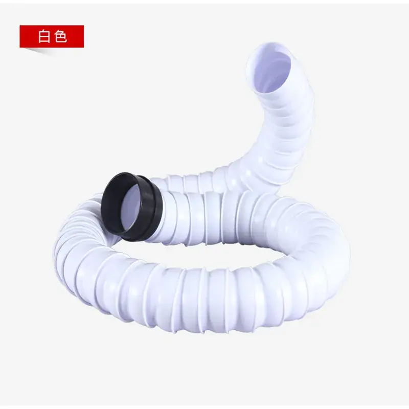 50mm 75mm POM Flexible Smoke Exhaust Ventilator Pipe For Soldering  Extractor Welding Fume Arms With Square Round Hood