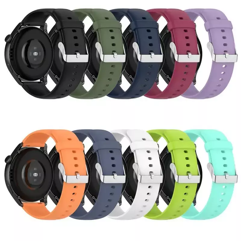 Straps For Samsung Galaxy Watch 4 44mm 40mm / 4 Classic 42mm 46mm WatchStrap band Sport Silicone Wristbands Accessories Bracelet