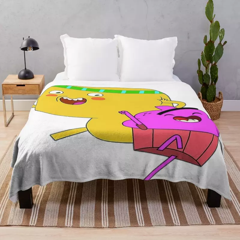 Cupcake And Dino - General Services Throw Blanket Thermal Comforter Luxury Throw Blankets