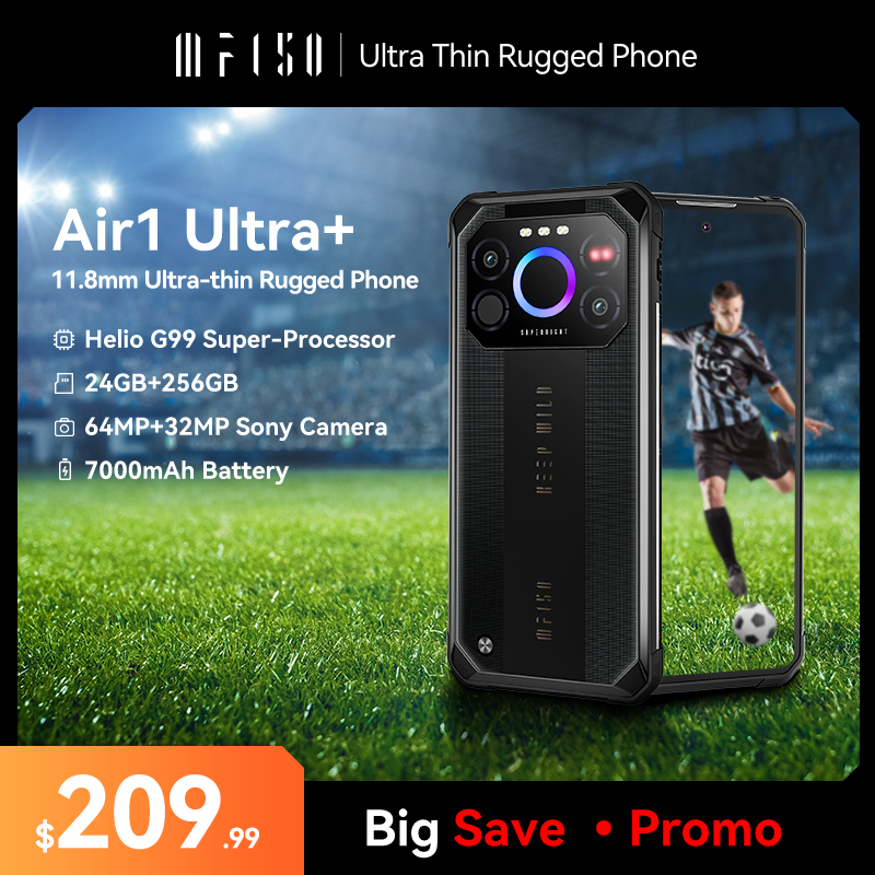 IIIF150 Air1 mesin Ultra + kasar, termometer penglihatan malam Ultra tipis 6.8 ''FHD + 12GB 256GB 7000mAh 64MP 120Hz G99