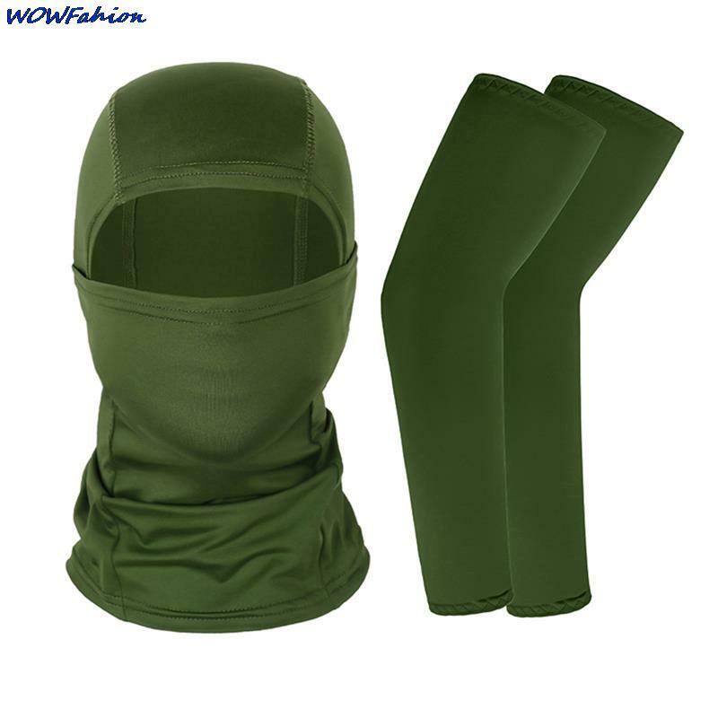 Summer Full Face Mask Fishing Scarves Glove Arm Sleeve Windproof Face Mask Neck Cover Gaiter for Sport Cycling Hiking Fishing