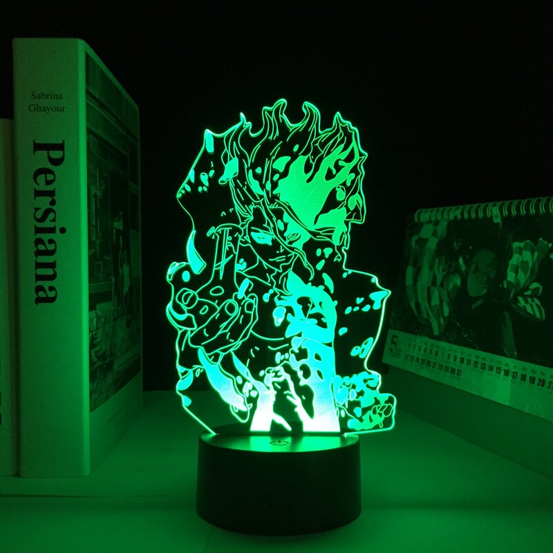 Dr Stones-lámpara de mesa 3D con figura de Anime para niños, luz de noche de decoración para dormitorio, regalo de cumpleaños, Dr Stone, Acrílico