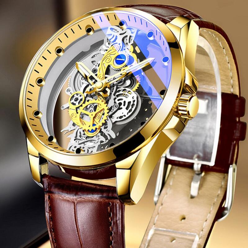 남성용 클래식 비즈니스 손목 시계, 패션 손목 시계, 보석 액세서리, 손목 시계 포인터 디자인 장식