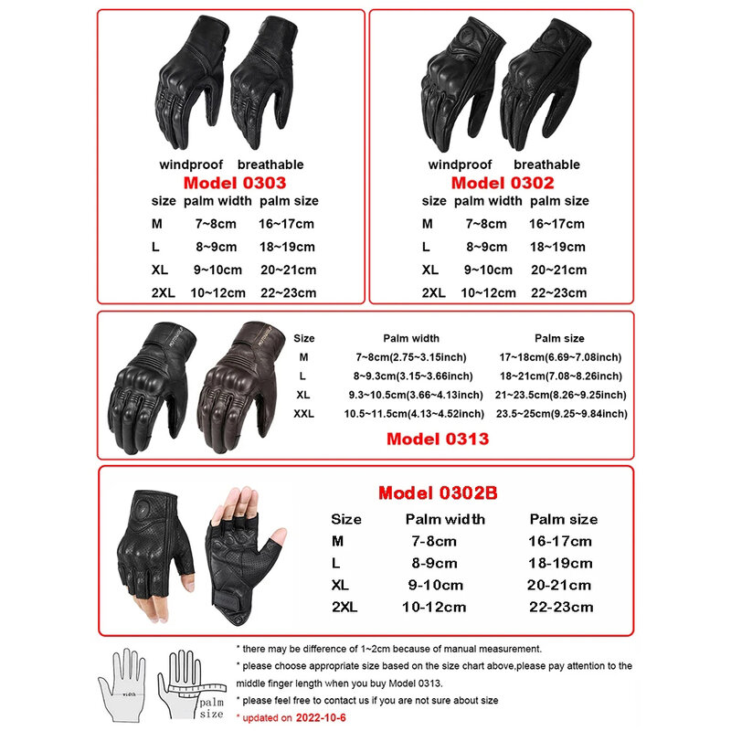 Real Leather Motorcycle Gloves Waterproof Windproof Winter Warm Summer Breathable Touch Operate Guantes Moto Fist Palm Protect