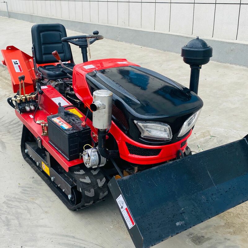 Small Multifunctional Agricultural Crawler Tractor, Crawler Rotary Tiller Suitable for Hot Selling Farming in Farms and Orchards