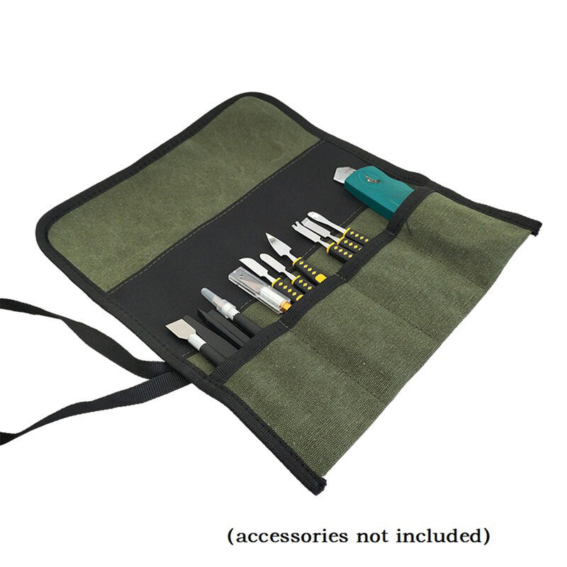 Сумка для хранения инструментов многофункциональная сумка для гаечных ключей подвесная сумка из ткани Оксфорд 33x27 см сумка для хранения отверток и головок