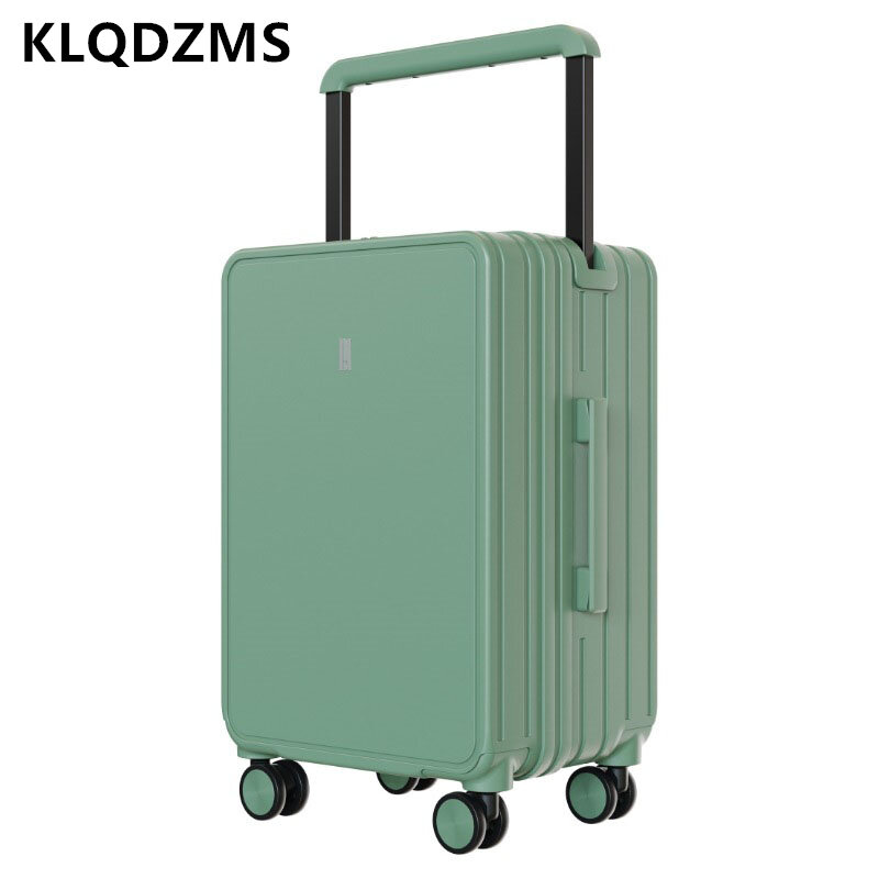 KLQDZMS 20 "22" 24 "26 inci tas koper kualitas tinggi casing troli kapasitas besar untuk pria kotak bepergian koper beroda bisnis untuk pria