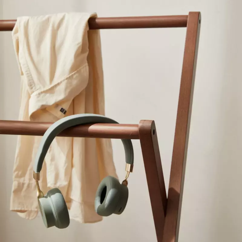 Многофункциональная вешалка для одежды из массива дерева в японском стиле, портативная складная вешалка для помещений, экономия места