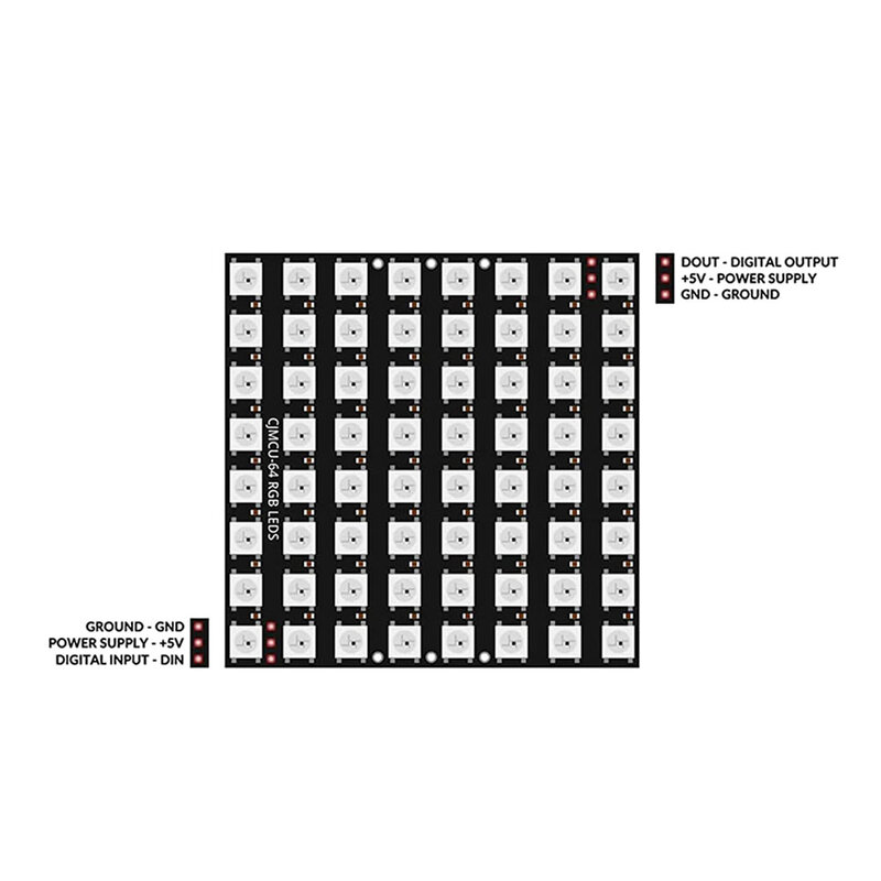 3 x U 64 Φ Matrix Panel светодиодный Module, совместимый с Arduino и для Raspberry Pi