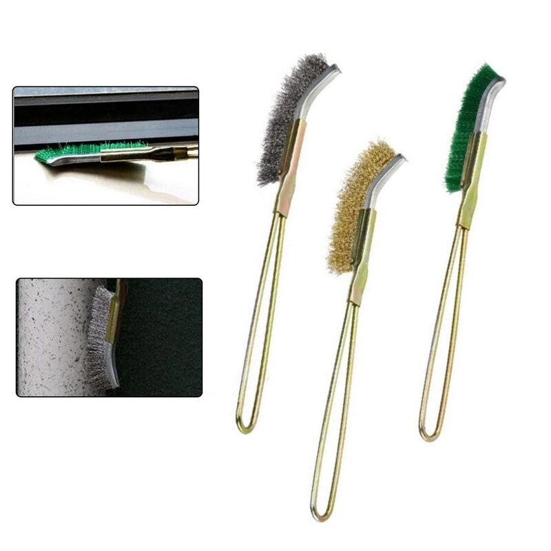 1pcs Durable Exquisite Practicall Brush Wire Polish Remover Rust Steel Brushes Brass Cleaning High Quality Hot