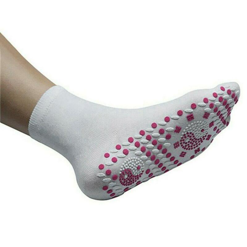 ถุงเท้าบรรเทาอาการปวดให้ความร้อนด้วยตนเอง2/4/6ชิ้นถุงเท้า Relief ปวดแบบอุ่น terapi MAGNET ปฏิวัติ