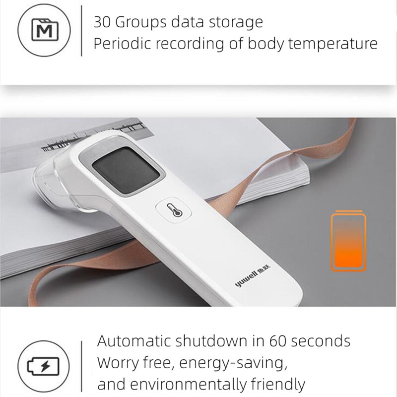 Termometro termometer digital untuk bebe, pengukur suhu demam, termometer tanpa kontak