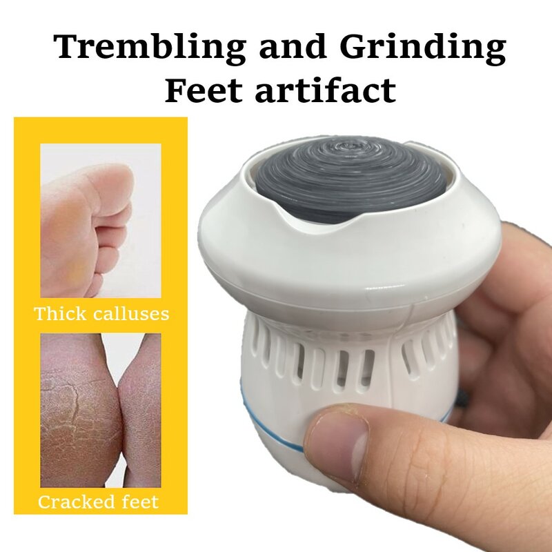 Nowy elektryczny stóp szlifowanie skóry twarde pęknięcie skóry trymer martwa skóra Pedicure stóp akumulator narzędzie do pielęgnacji stóp Remover Callus