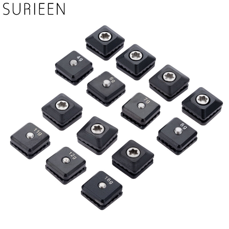 SURIEEN 1Pc Black Alloy Golf Weight Screw Replacement for M5 Driver Head Club Heads Adapter Accessories 4g 6g 7g 8g 11g 12g 16g