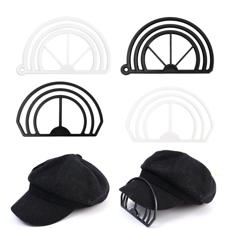 หมวกสีดำขอบโค้งงอหมวกเบสบอล Shaper ไม่ต้องนึ่งหมวกที่จำเป็นหมวกขอบโค้งอุปกรณ์เสริมสำหรับขอบโค้งที่สมบูรณ์แบบ