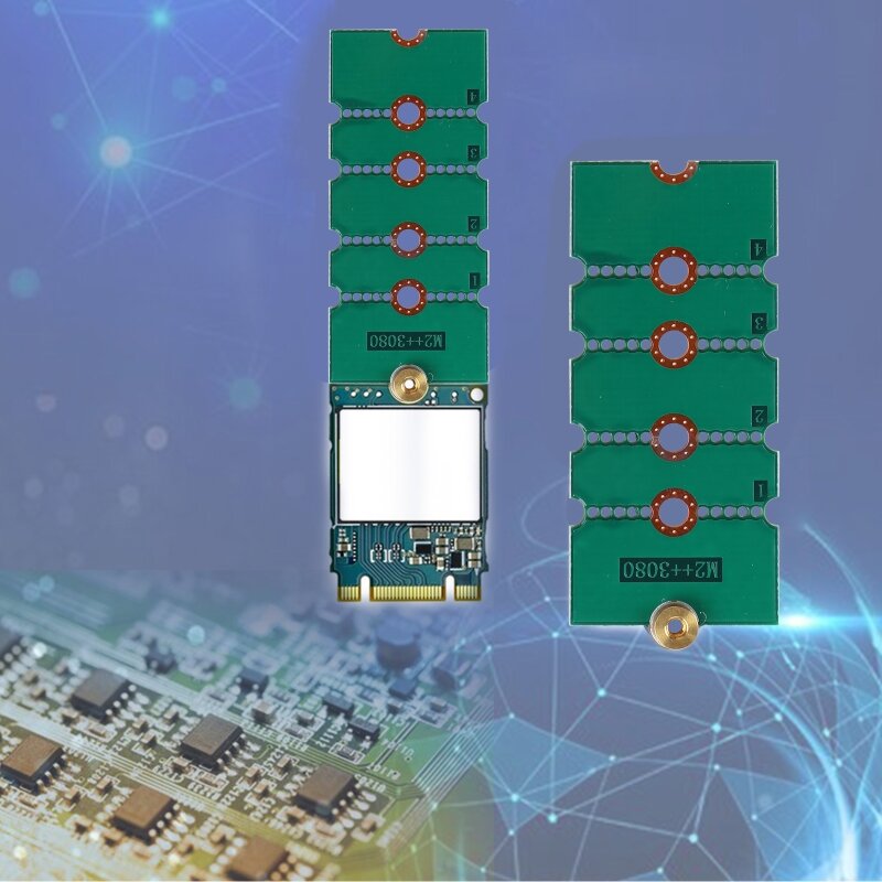 M.2 NGFF SSD アダプタカード 2242 に 2280 2230 に 2280 転送カードアダプタ拡張ボードライザーカード変換カードドロップシップ