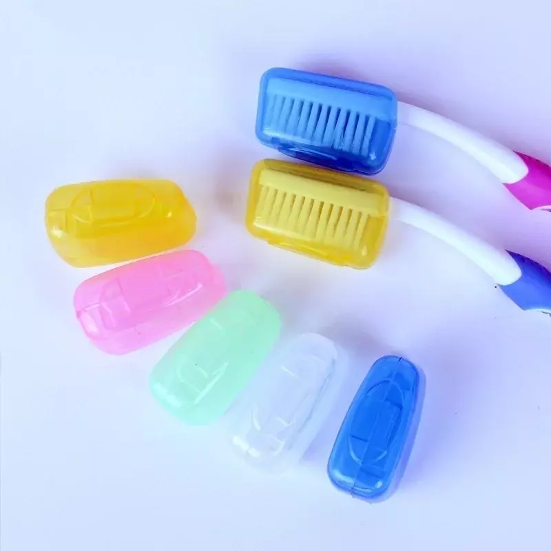 Cubierta protectora para cepillo de dientes, 5 piezas, Color aleatorio