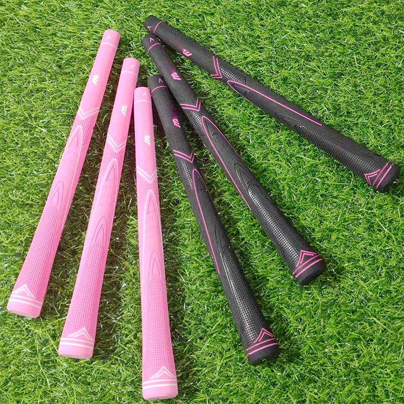 Женские Грипсы для гольф-клуба из натурального каучука, мягкие Нескользящие дамские утюжки для гольфа и деревянные универсальные ручки, высокое качество, 58R