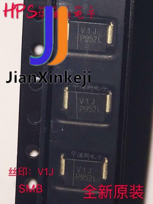 30pcs 100% orginal new 10BQ100TR silk screen IR1J code V1J Schottky rectifier diode SMB 1A 100V