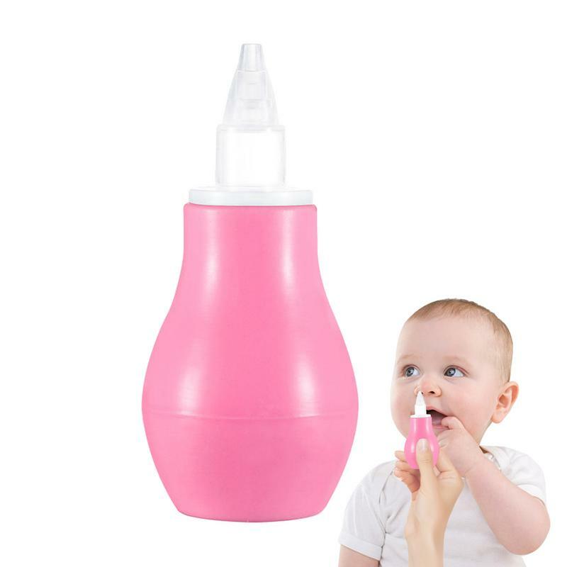 Baru lahir silikon bayi pembersih hidung vakum hisap anak-anak hidung Aspirator dapat digunakan kembali diagnostik perawatan bayi Aksesori Alat
