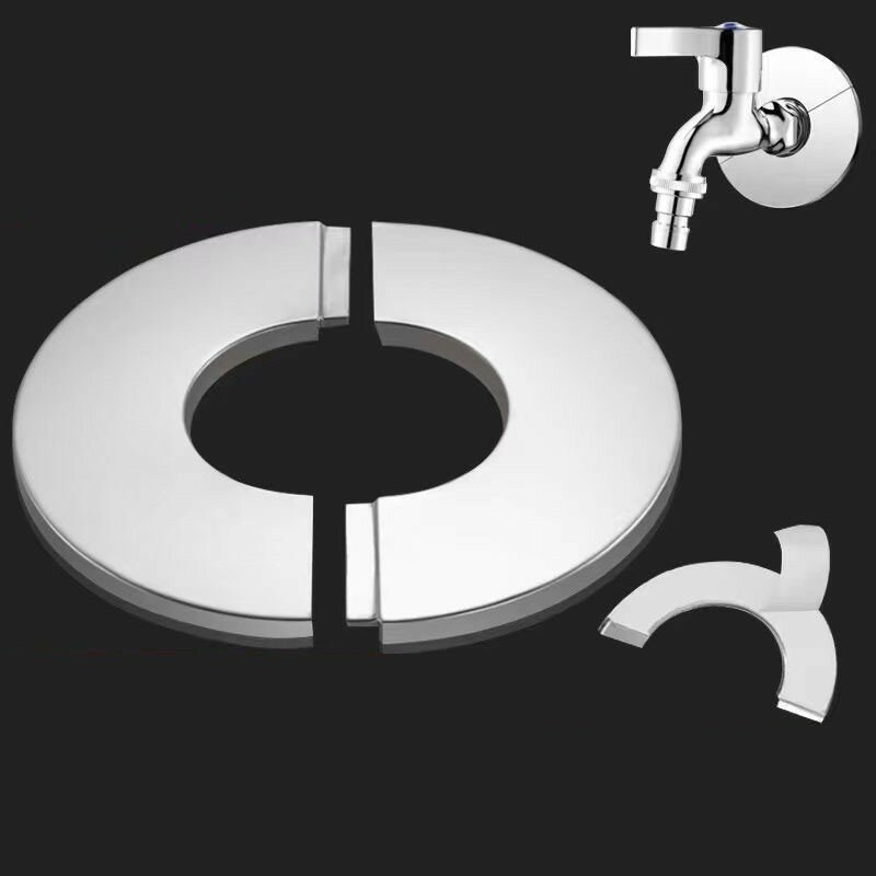 1 шт., декоративная крышка для водопроводной трубы, из нержавеющей стали
