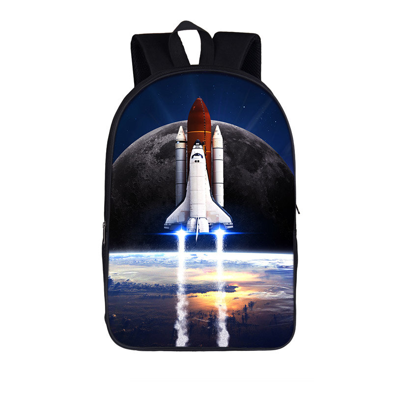 Astronaut Raumschiff Rucksack für Teenager Jungen Mädchen Tages rucksack Kinder Schule Rucksäcke Taschen Frauen Männer Reisetasche Kinder Bücher tasche