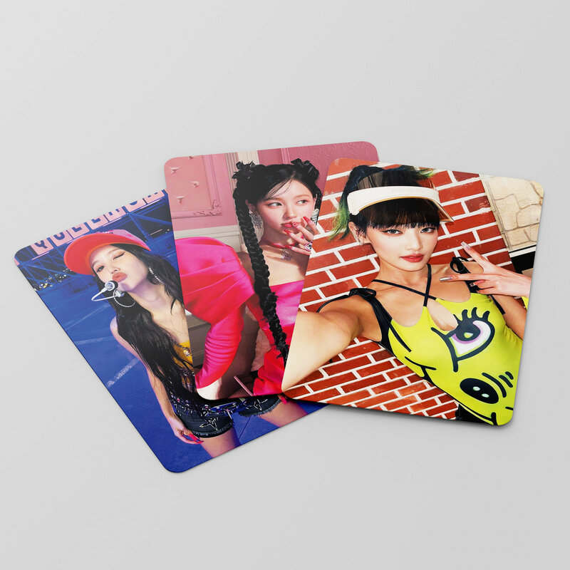 케이팝 아이돌 (G) I-DLE 포토카드, 새로운 앨범 로모 카드, GIDLE Girls I Burn Ye Shuhua Minnie 엽서, 팬 선물, 55PCs