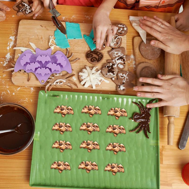 Foremki na Halloween zabawka do pieczenia silikonowej formy z kijem nieprzywierającej czekoladowej galaretki do foremki na ręcznie robione artykuły imprezowe