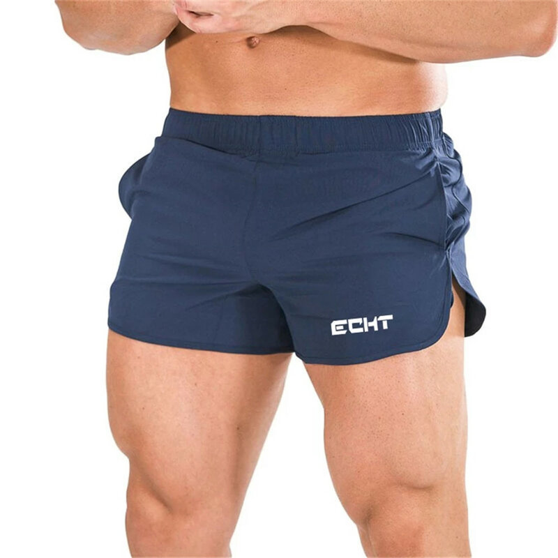 Shorts masculinos respiráveis de secagem rápida, moletom para musculação, corredor curto fitness, shorts casuais de academia, nova moda, 2021