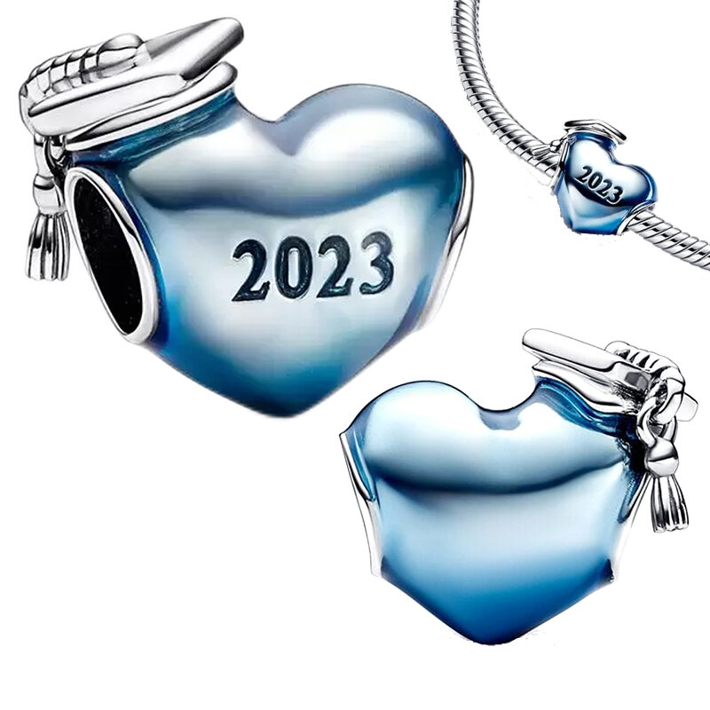 2022 Mới Bán Bạc 925 Tốt Nghiệp Quyến Rũ Phù Hợp Với Hàng Chính Hãng Thương Hiệu Vòng Tay Mặt Dây Chuyền Tự Làm Món Quà Trang Sức Làm