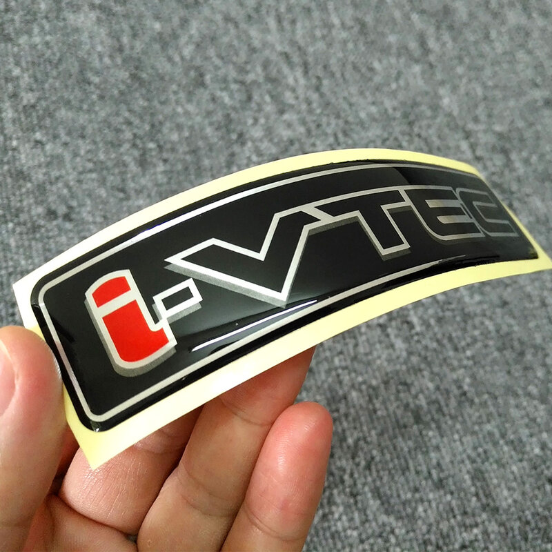 VTEC stiker I-VTEC untuk Honda Civic Accord Odyssey Spirior CRV SUV I-VTEC Logo Styling mobil logam lencana ekor badan