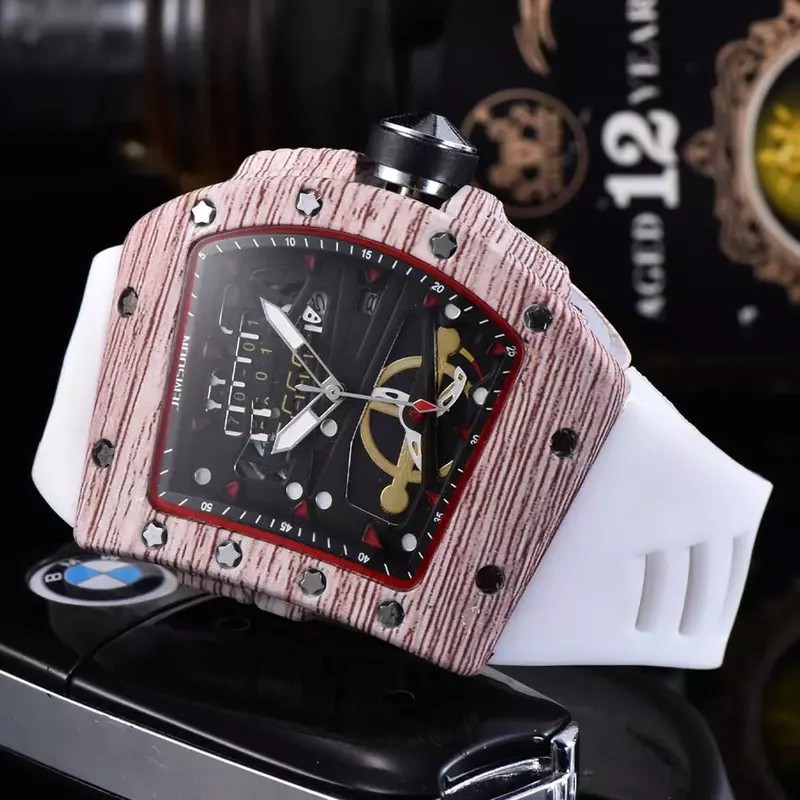 Top AAA Brand Formula One Men's Watch Luxury Multifunctional Waterproof Quartz Watch Business Automatic Date Timekeeping Clocks