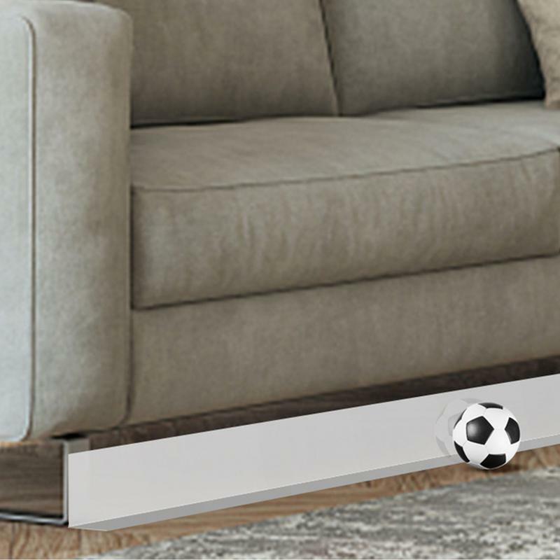 Bloqueadores de juguete para muebles, parachoques adhesivo portátil de 3 metros, mejorado debajo del sofá, deflector