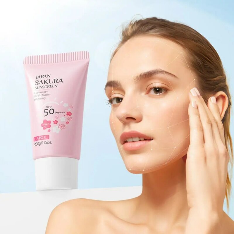  Whitening Cream Korean Sunscreen Protector Facial Sun Blocker Spf50 Isolation Lotion Cream Bleaching Moisturizer
