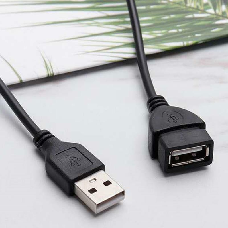 1/2/3PCS 1m USB Extension Cable Super Speed USB 2.0 Cable Male to Female Data Sync USB 2.0 Extender Cord Extension Cable