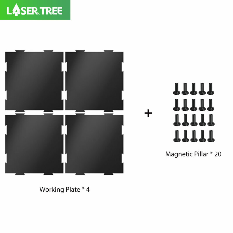 LASER TREE-Placa de corte a laser para máquina de gravura, DIY Equipment Part, Honeycomb Working Table, tamanho 500*480mm