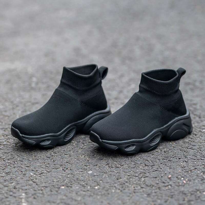 MWY Sepatu Bot Anak-anak Perempuan Laki-laki Antiselip Sepatu Olahraga Anak-anak Sepatu Kaus Kaki Anak Sepatu Anak-anak Sepatu Sneakers Anak Laki-laki Sepatu Kasual Chaussure Ukuran 26-38