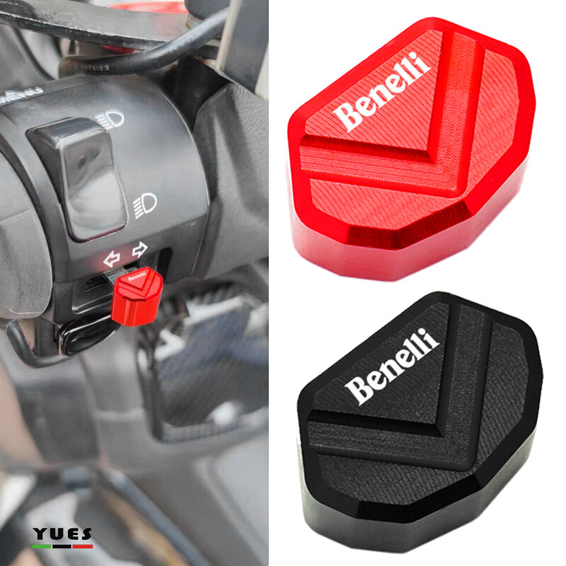 For BENELLI TRK 502 502X 251 502C 752S Leoncino 500 250 TNT 125 300 600 Mototcycle CNC Switch Button Turn Signal Switch Key cap