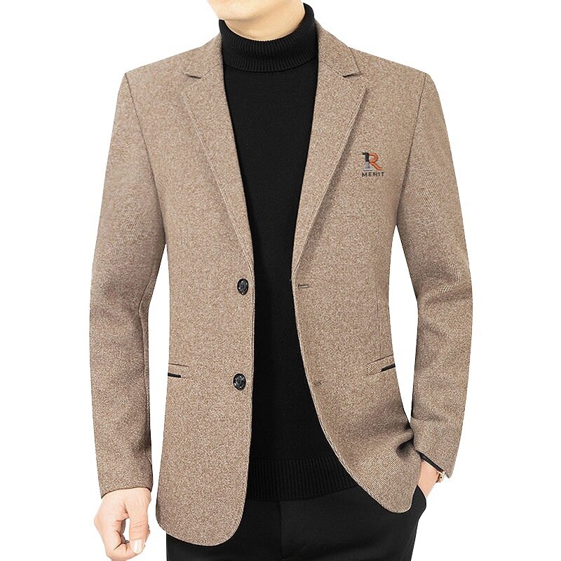 Wysokiej jakości nowe wiosenne jesienne męskie biznesowe kurtki blezery na co dzień garnitury męskie męskie formalna odzież blezery rozmiar dopasowane kurtki 4XL