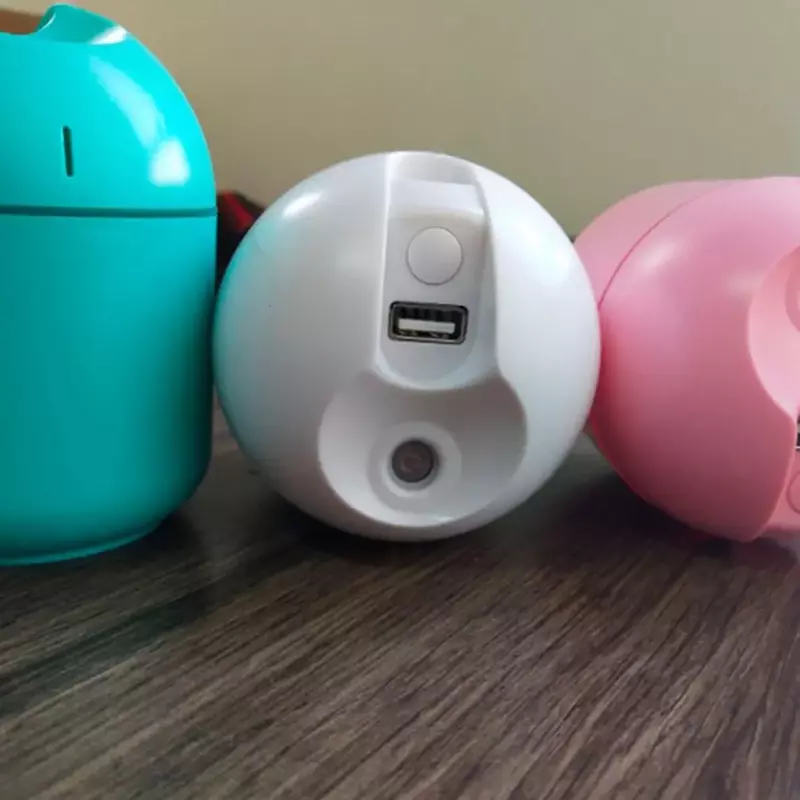 Ultrasonic Portable Air Humidifier Aroma Essential Oil Diffuser Home Car USB Mute Nebulizer Mist Maker With LED Night Lamp