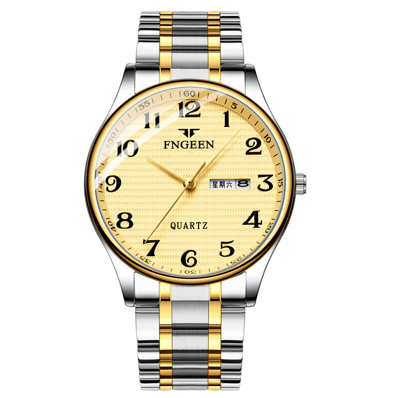 Часы UTHAI для пожилых мужчин, Кварцевые водонепроницаемые часы с календарем, светящиеся часы, женские наручные часы с большим циферблатом, часы для пар