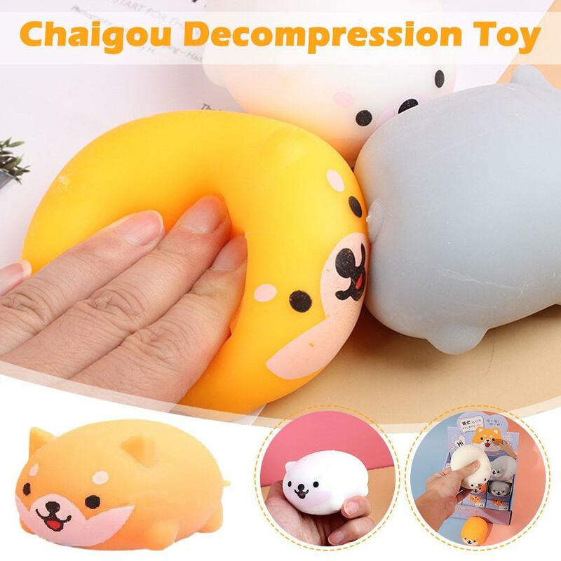 Ball Shiba Inu Pinch Toy Stress Relief Toy Cute Animal Stress Supplies Decompression Relieve Vent Balls Toys Party R8P4
