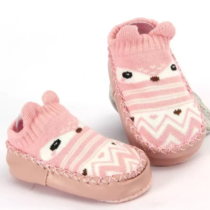 Chaussures de sol coordonnantes à semelle souple pour bébé garçon et fille, chaussettes de marche cool avec dessin animé, printemps et été