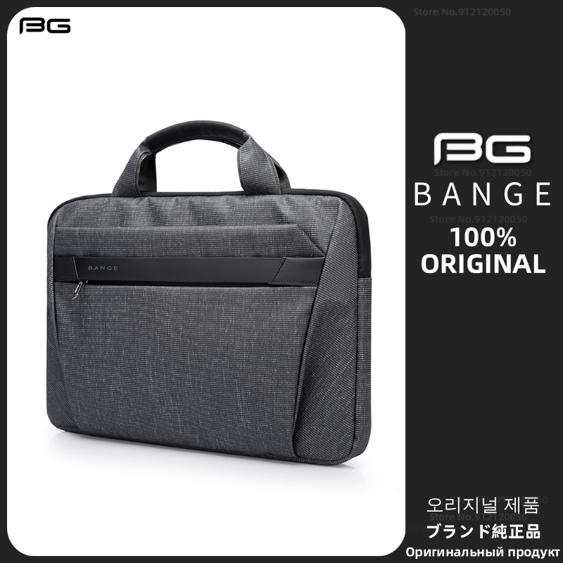 BANGE Business Classic Bolsa de ombro masculina Trabalho Bolsas Homens Pasta Mulheres 15,6 polegadas Laptop Bags Lightweight Messenger Bag